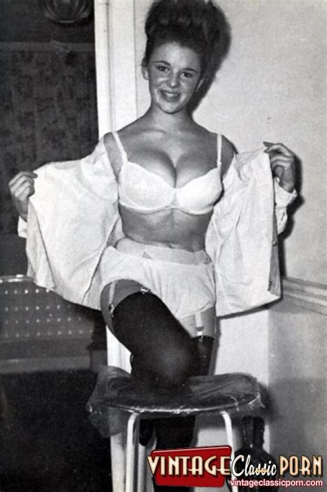 pinkfineart 50s girls in lingerie 200 from vintage classic porn