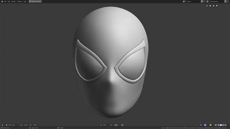 3d Printable Model The Amazing Spider Man Faceshell