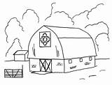 Barns Amish Barnyard Coloringtop Popular Preschool Coloringhome sketch template
