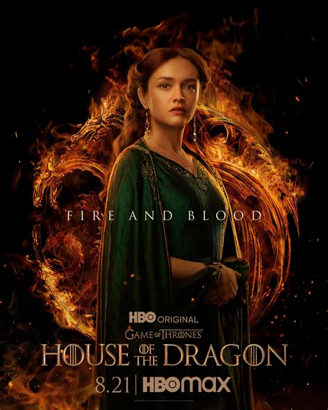 House Of The Dragon Character Poster Lady Alicent Hightower House