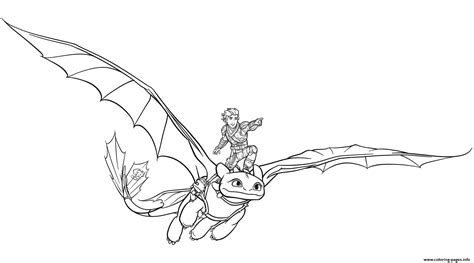 toothless smartest dragon coloring page printable