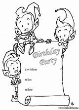 Birthday Invitation Party Coloring Invitations Pages Sprite Princess Kids Color Print Christmas Pdf Coloringhome Online sketch template