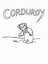 Coloring Corduroy Popular sketch template