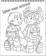 School Coloring Clip Pages sketch template