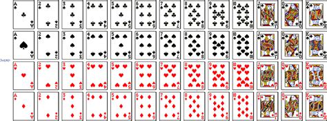 standarddeckofplayingcards blank playing cards printable