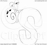 Outlined Snail Coloring Illustration Royalty Clipart Bnp Studio Vector sketch template