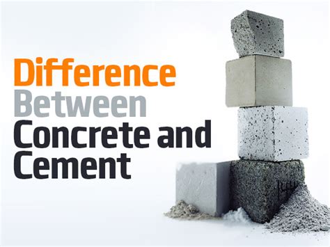 difference  concrete  cement globmac
