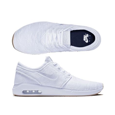 Nike Sb Air Max Janoski 2 Shoes 100 White Gum Underground Skate