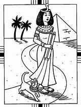Coloring Cleopatra Egypt Ancient Pages Print Drawing Getcolorings Printable Kids Getdrawings Color Book sketch template