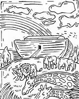 Coloring Noah Ark Pages Noahs Sunday School Bible Drawing Flood Printable Color Kids Antarctica Bibel Satanic Getdrawings Kinder Bilder Christian sketch template