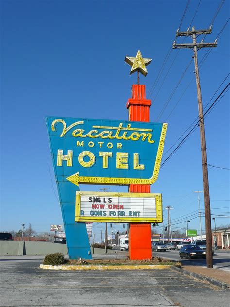 Clarksville Tn Vacation Motor Hotel Sign Architexty Flickr