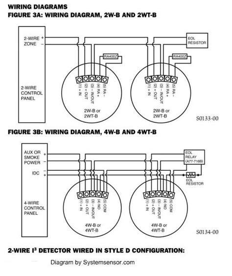 system sensor duct smoke detector wiring diagram