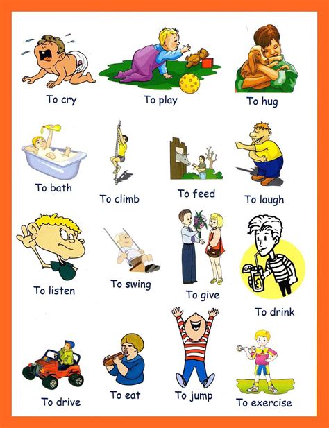 verbs pictures    print