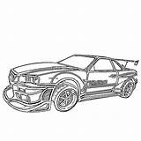Fennec Xcolorings Octane Nissan Gtr sketch template