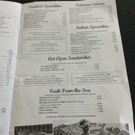 menu  spa restaurant parsippany troy hills