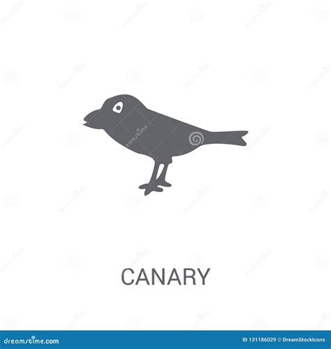 canary icon trendy canary logo concept  white background  stock vector illustration