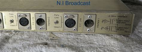 clearcom wire interface unit ni broadcast