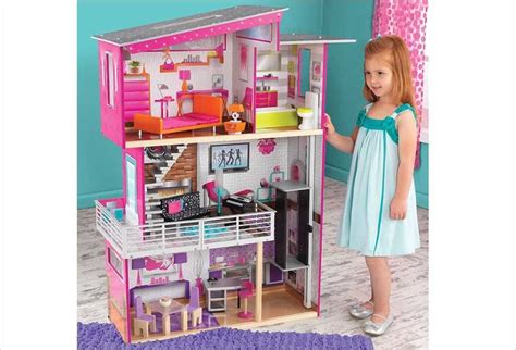 kidkraft maison de poupee en bois luxury  kids doll house colorful furniture barbie house