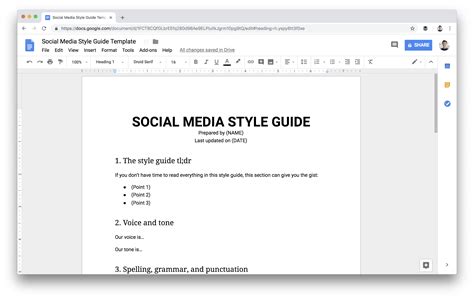 create  social media style guide   consistent  social