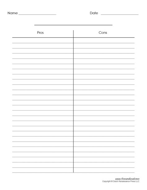 printable blank chart templates doctemplates