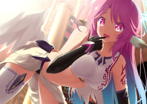 Rule 34 Black Panties Female Finger In Mouth Jibril No Game No Life
