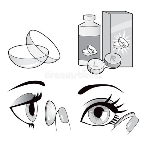 Ar Contact Lenses Isolated Vector Icon Which Can Easily Modify Or Edit