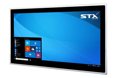 large format industrial touch monitor stx technology uk