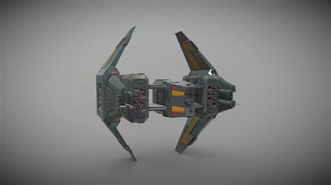 sci fi drone type    model  thunderowl  sketchfab