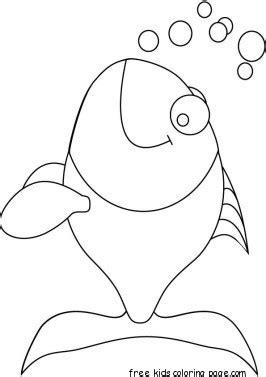 printable rainbow fish coloring pages  preschoolers