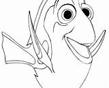 Pages Dory Coloring Finding Nemo Getcolorings Printable sketch template