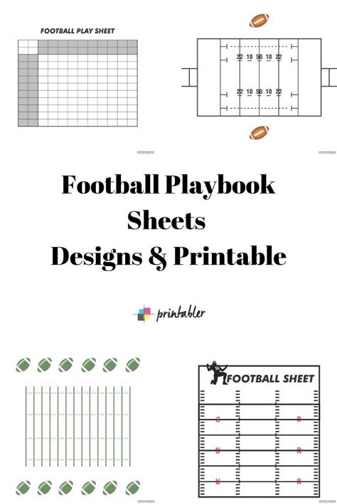 football playbook template printable templates