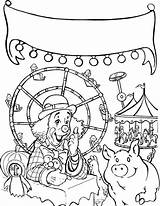 Coloring Carnival Pages Fair Roller Coaster State Color Food Games Printable Getcolorings Drawing Getdrawings Tocolor Rated sketch template