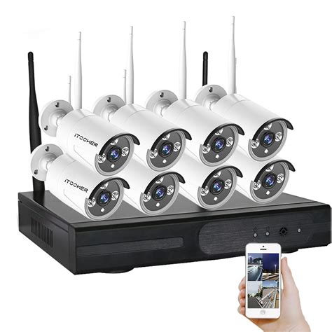 ch ir hd home security wireless nvr ip camera system p cctv set outdoor wifi cameras video