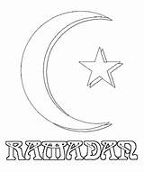 Ramadan Moon Coloring Pages Kids sketch template