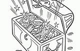 Treasure Chest Bible Coloring Pages Template sketch template