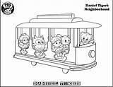 Daniel Tiger Coloring Pages Neighborhood Kids Printable Trolley Printables Sid Kid Science Color Print Pbs Birthday Colouring Train Sheets Tigers sketch template