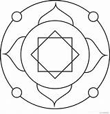 Mandalas Mandala Suncatchers Octagon sketch template