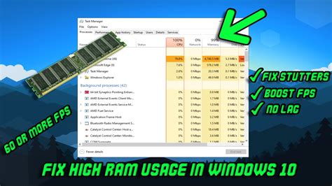fix  ram usage  gaming fix high ram usage windows
