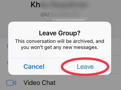 delete group chat  facebook messenger