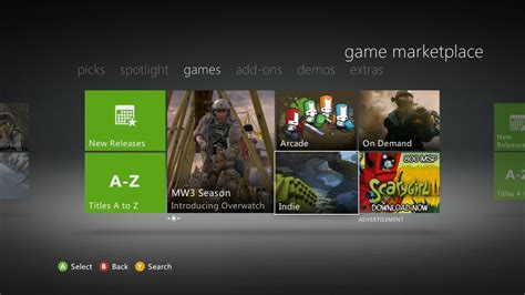 xbox  dashboard update highlights indie games section