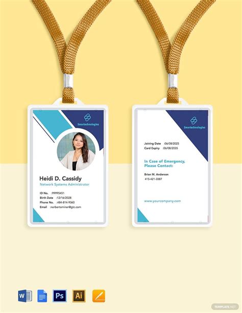 Professional Id Card Template Id Card Template Free Printable My Xxx
