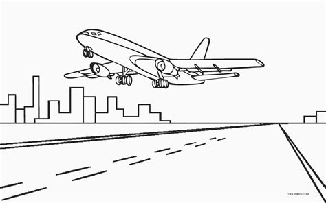 printable airplane coloring pages  kids coolbkids airplane