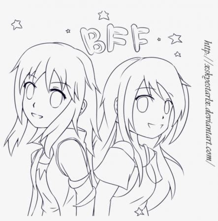 bff coloring page kidslearnykidscom coloring home