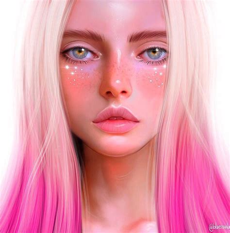 Idea By Shonny On Pink Art Digital Art Girl Digital