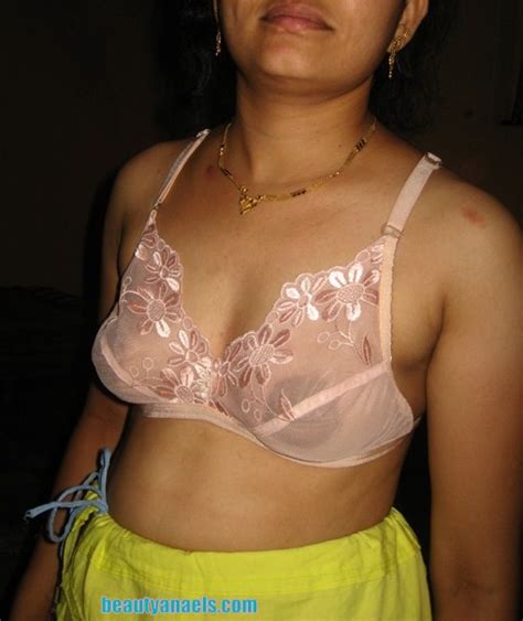 Hot South Aunties Transperant Pink Bra Show ~ Hot Aunties