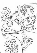 Randall Coloring Pages Inc Monster Monsters Disney Hellokids Mike Sullivan James Boggs Color Printable Coloriage Book Print Chase Online Enemy sketch template