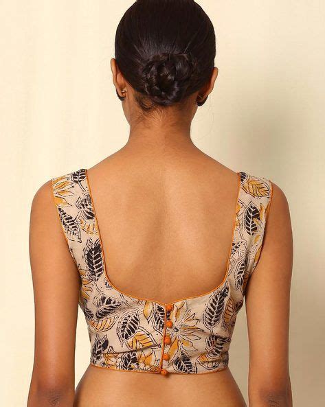 sleeveless saree blouse designs front     sleeveless