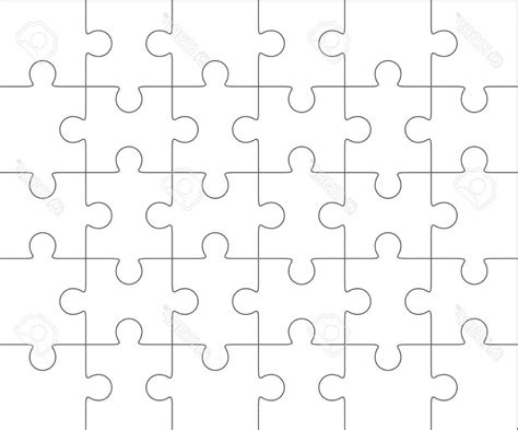 jigsaw puzzle vector template  vectorifiedcom collection  jigsaw