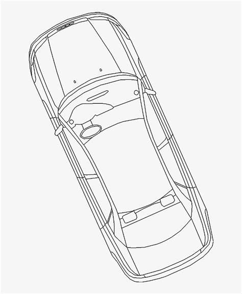 car top view drawing  getdrawings computer aided design