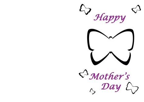 microsoft templates mothers day cards clipart